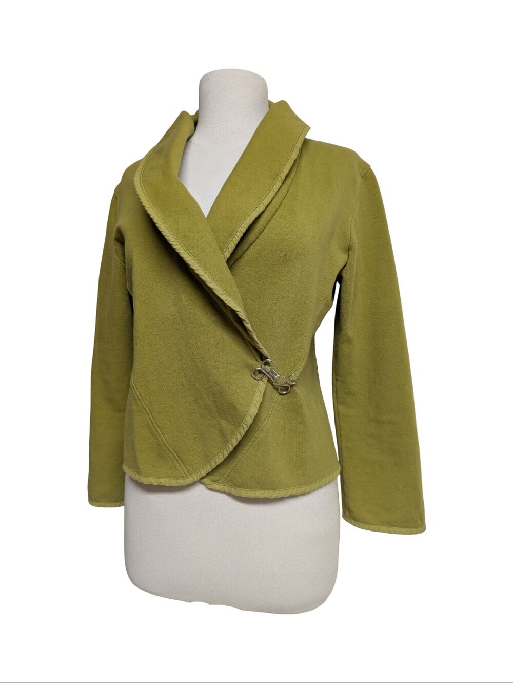 BOX Apparel Blazer Jacket - Festival Crossover Front Green Jacket Size Medium